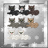 Lil Kitty Sample
Of Available Colors