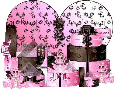 Chocolate Covered Pink Gift Wrap Set