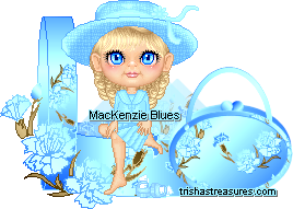 MacKenzie Dolls With
Blue Carnations Hat Boxes & Easter Eggs
