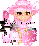 MacKenzie Dolls With
Chocolate Covered Pink Hat Box Set