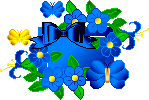 Royal Blue Blossoms